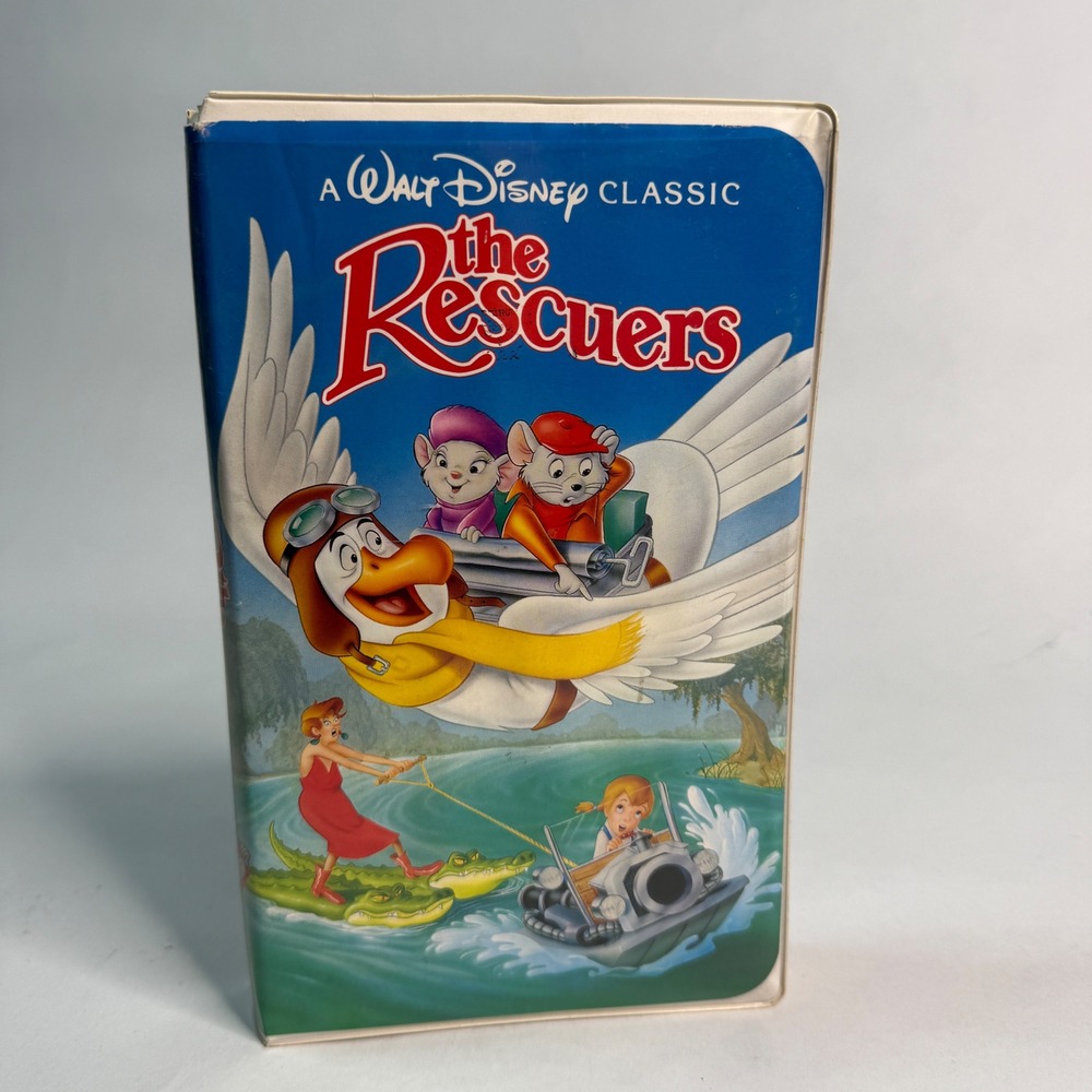 The‎ Rescuers VHS Walt Disney Classic Animated Movie Clamshell Case 1399 NTSC